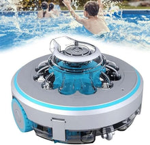 KANGJIEM Cordless Pool Vacuum, Robotic Pool Cleaner, Lasts 80 Mins Robotic Pool Cleaner, Automatic Pool Cleaning Kit, Dual-Drive Motors, Low-Battery Self Parking