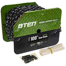 8TEN Chainsaw Chain Bulk Reel Semi Chisel 100 Foot .058 Gauge .325 Pitch