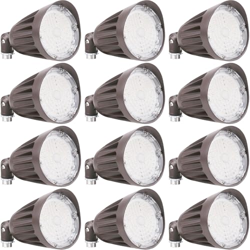 25W LED Bullet Spot Flood Light, 3CCT Selectable 3000K/4000K/5000K, 3500LM