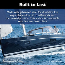 Lewmar Galvanized Steel Epsilon Anchor 110 lbs Silver