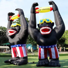 HOAELOS Inflatable Giant Gorilla Rocket 20 Feet for Advertising and Parties