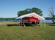 ShelterLogic 18' x 30' SuperMax Heavy Duty Steel Frame Canopy White