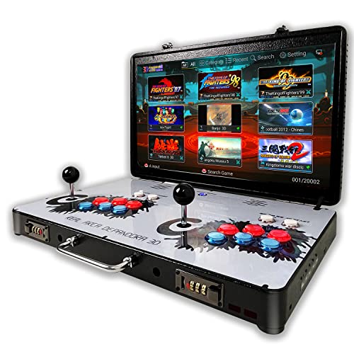 WYGaming Portable 20000 in 1 3D Arcade Game Console 22-inch Screen