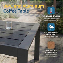Solaste Aluminum Patio Furniture Set for All Weather, Oversized Metal Outdoor Furniture Set with 27.5" Deep Seating and 3.2" Wide Armrest, Outdoor Patio Conversation Sets with 10" Back Suport Cushion