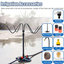 Underground Sprinkler Irrigation Kit for Plant, Small Auto Drip Irrigation System with 360° Bendable Hose, Drip Automatic Watering Equipment Outdoor