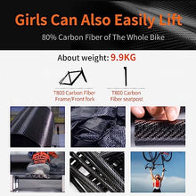 SAVADECK Carbon Gravel Road Bike Black