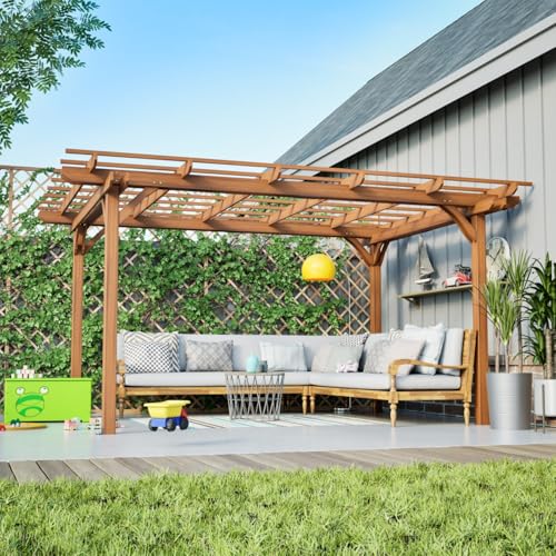 Sturdy Canopy Tent with Triangular Reinforcement Frame for Outdoor Weddings Parties, Waterproof Pop Up Canopy with Oxford Storage Bags for Backyard BBQs Commercial Events (12' x 10')