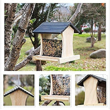 Feiyx Deluxe Clear Window Bird Feeder, for Garden Yard Outdoor Decoration,Wild Bird Feeder Hanging
