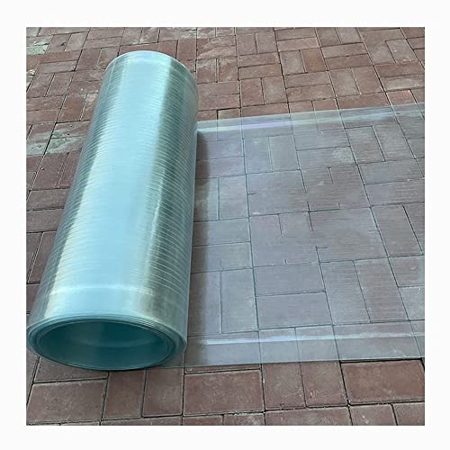 GRRICEPL Greenhouse Shed Replacement Cover, Polycarbonate Roof Panels 0.8mm Glassfiber Insulation Easy to Cut & Bend for Outdoors Carport Cold Frame (Color : Clear, Size : 1.2x10m)
