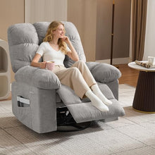 Garvee 360° Swivel Massage Recliner Chair with Heat for Living Room