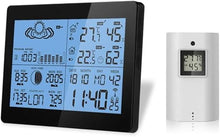 JDXQBLD Weather Stations Wireless Indoor Outdoor, with Alert and Temperature/Humidity/Barometric/Forecast/Alarm Clock, LCD Digital Weather Station
