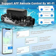 Pool Chlorine Generator Salt System - Variable Output Settings, Digital Salinity Display, Ideal for Concrete or Liner Pools
