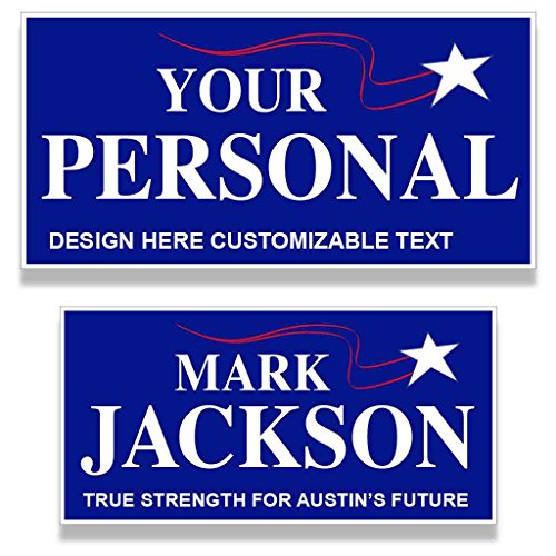 VictoryStore Custom Political Yard Sign 2-Sided Print 18x24 Corrugated Plastic Political_2