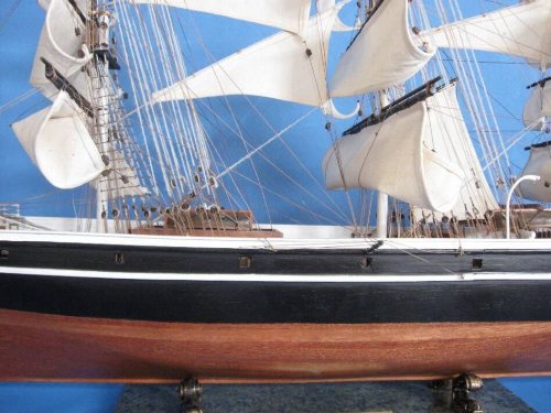 Handcrafted Nautical Decor Hampton Nautical Star of India Model Ship 50" Fully Assembled