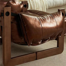DDYYDS Single Sofa Lounge Chair Antique Solid Wood Household Balcony Chaise
