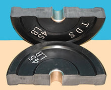 TDS Premium Quality Virgin Rubber Bumper Plate Set for CrossFit Training