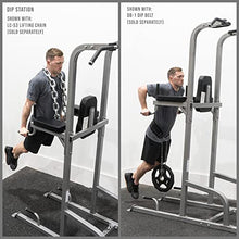 Valor Fitness Power Tower Dip Station Silver