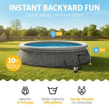 10' x 30" Round Above Ground Swimming Pool