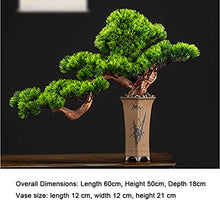 GRFIT Artificial Bonsai Pine Bonsai Indoor Decoration Fake Bonsai Artificial Plants Good Luck Fortune Bonsai Tree Artificial Living Room Accessories Room Office Decoration for Home Office (Color : B)