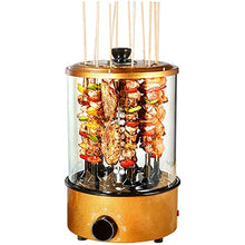 MNSRRN Electric Skewer Machine, Smokeless Automatic Rotary Barbecue Machine 0°-200° Adjustable Temperature with Oil Pan, Suitable for 4-6 People Barbecue Oven Cup