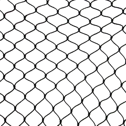 Bird B Gone No-Knot Bird Netting (25' x 50') – 3/4" Mesh Heavy-Duty Polypropylene Mesh – Flame Resistant & UV Protected Physical Barrier