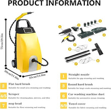 High Pressure Steam Washer Jet Washer, Power Wash 2500W with Accessories, for Patio and Car, Portable for Cleaning Drives, Vehicles, Garden