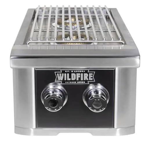 Wildfire Pro 14-in Double Side Burner - 304 SS Propane, Built-In