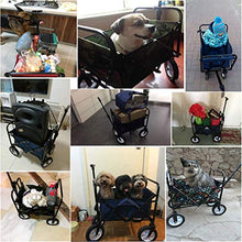 Folding Garden Trolley Cart Heavy Duty Wagon Multi-Function Shopping Cart Load：80kg