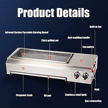 Portable Propane Gas Grill Tabletop Grill Outdoor Cooking Stove 2 Burner Stainless Steel BBQ Grill for Picnic Camping Trip Tailgating Patio B (A)