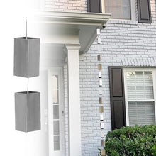 YUSIWOAL Stainless Steel Rain Chain for Gutters, Decorative Downspout Replacement with Cups for Water Flow(2.4M (8Ft))