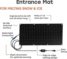 Snow Melting Mats Heated Snow Melting Mat For Stairs, 120V Snow Melting Non-Slip Walkway Heated Outdoor Mat, IPX6 Waterproof, Heated Mats For Winter Snow Removal, For Residential And Industrial Use