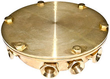Dabmar Lighting UWB-8 Solid Brass Underwater Connection Box 7-Light, Brass Finish