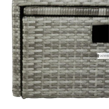 SAFAVIEH Outdoor Pramla 2-Piece Sette Set, Grey PAT7515B