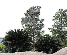 Weather Vane Vintage Home Large Design Cast Aluminium Wind Wind Direction (Color : 1 Size : 50cm W x 101.5cm H) (50cm W X 101.5cm H|1)