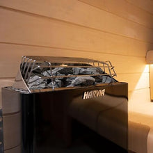 Harvia KIP60B, KIP Series 6kW Sauna Heater, Built-in Controls, Black Series