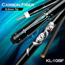 KONLLEN Carbon Fiber Pool Cue Stick Dragon Professional (Full Carbon Technology Low Deflection Billiard) KL-10BF