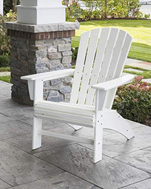 POLYWOOD® Nautical Curveback Adirondack Chair in Aruba