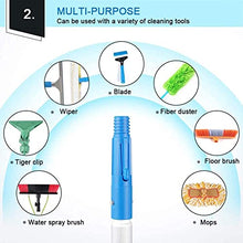 DKXCOSQ 3-12 m wash Brush with Water Connection, Telescopic Rod Window Cleaning, extendable Cleaner Conservatory roof, Cleaning photovoltaic and Solar Panels, 8 m Rod, 30 cm Brush