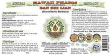 Hawaii Pharm Ban Zhi Lian Alcohol-Free Liquid Extract, Ban Zhi Lian, Skullcap (Scutellaria Barbata) Herb Glycerite Natural Herbal Supplement 64 oz