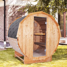 OUTEXER Outdoor Traditional Sauna 4-5 Person 240V 4.5KW 6'x6’ Steam Saunas