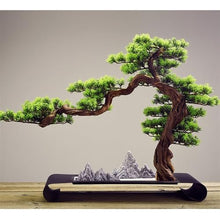 YXIANG56Q Fake Plants Artificial Bonsai Crafts Furnishings Living Room Entryway Home Accessories Greenery Chinese Zen Ornaments Bonsai Tree