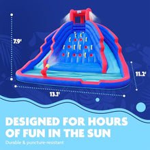 SUNNY & FUN Ultra Climber Inflatable Water Slide Park with Two Slides