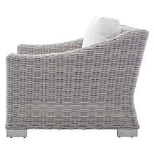 America Luxury - Outdoor Lounge Sofa Chair Table Set Rattan Wicker Modern White