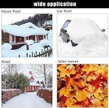 JYXYXSCP Snow Shovel Aluminum Snow Roof Rake Removal Tool 4-20Ft,Adjustable Pole 5-Section w/Anti-Skid Handle and Protection Wheels for Rooftop Leaves Clearing