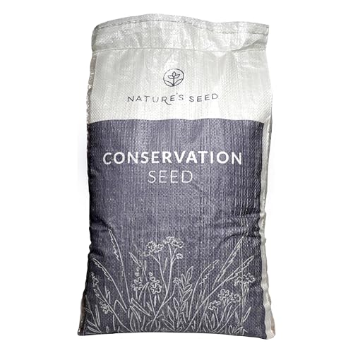 Nature’s Seed Native Fine Fescue Grass Seed Mix Blend, Shade and Drought Tolerant, Cool-Season, for Lawn, Home Garden, Yard, Meadow Landscape, 5 Lbs