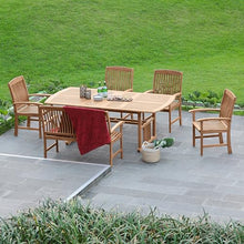 Cambridge Casual Caterina Teak Wood 6-Piece Outdoor Dining Set with Bench