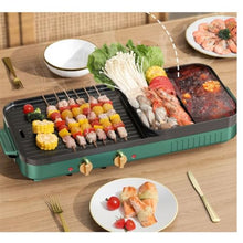 AFPSDLFJDLS Electric Barbecue Stove Household Smokeless Baking Tray Both For Rinsing And