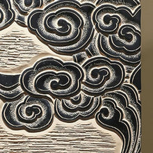 ARCVOX Decorative Columns Pedestal 19.6/27.5/35.4/43.3in, Antique Stone Finish Xiangyun Pattern, Statues for Home Decor, Statue Outdoor Sculpture for Garden (Size : Size XL)