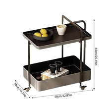 CHmrfvqtus Couch Side Table Light Luxury Bedroom Room Movable Side Table Living Home Creative Trolley Decoration