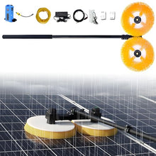 SHENGSHIYU Solar Panel Cleaning Brush,Automatic Outdoor Window Glass Solar,Electric Water Fed Kit,Extendable Water Fed Pool Cleaning Brush and Other Cleaning Activities with Telescopic Pole 3.5m